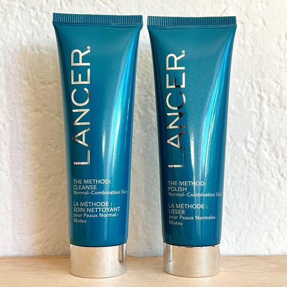 Bundle Save 🎀 LANCER The Method Polish & Cleanse Duo Normal to Combination Skin